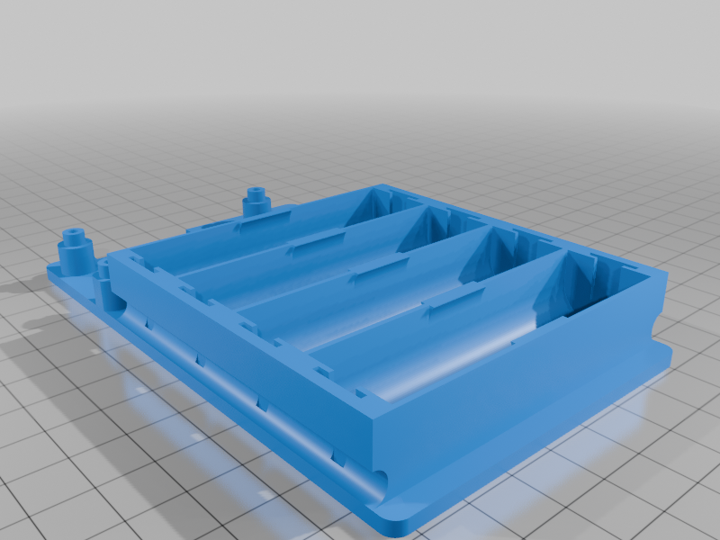 3D-printed mounting board layout
